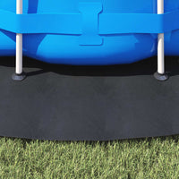 Telo per Fondo Piscina Nero Ø 366 cm Tessuto Non Tessuto 42009105