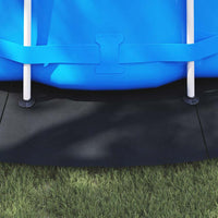 Telo per Fondo Piscina Nero Ø 550 cm Geotessile in Poliestere 42009110