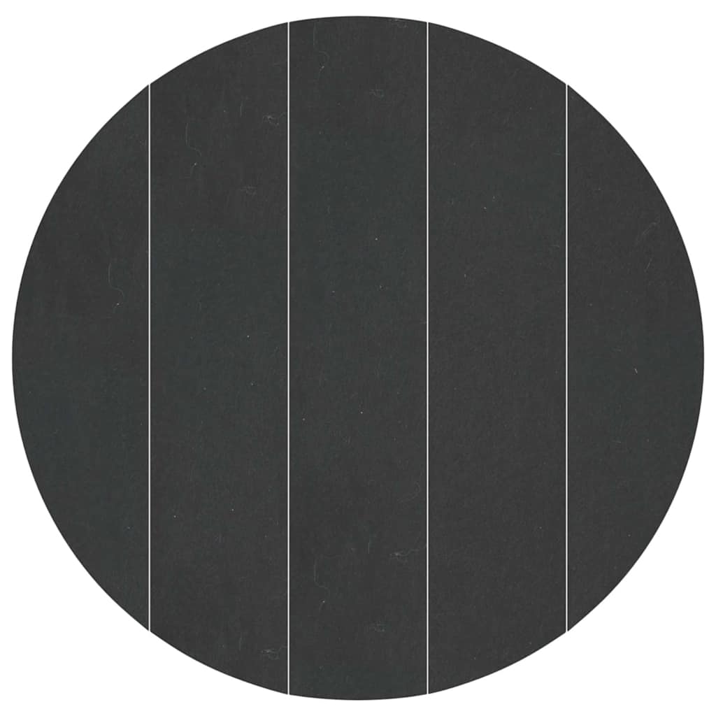 Telo per Fondo Piscina Nero Ø 610 cm Geotessile in Poliestere 42009120