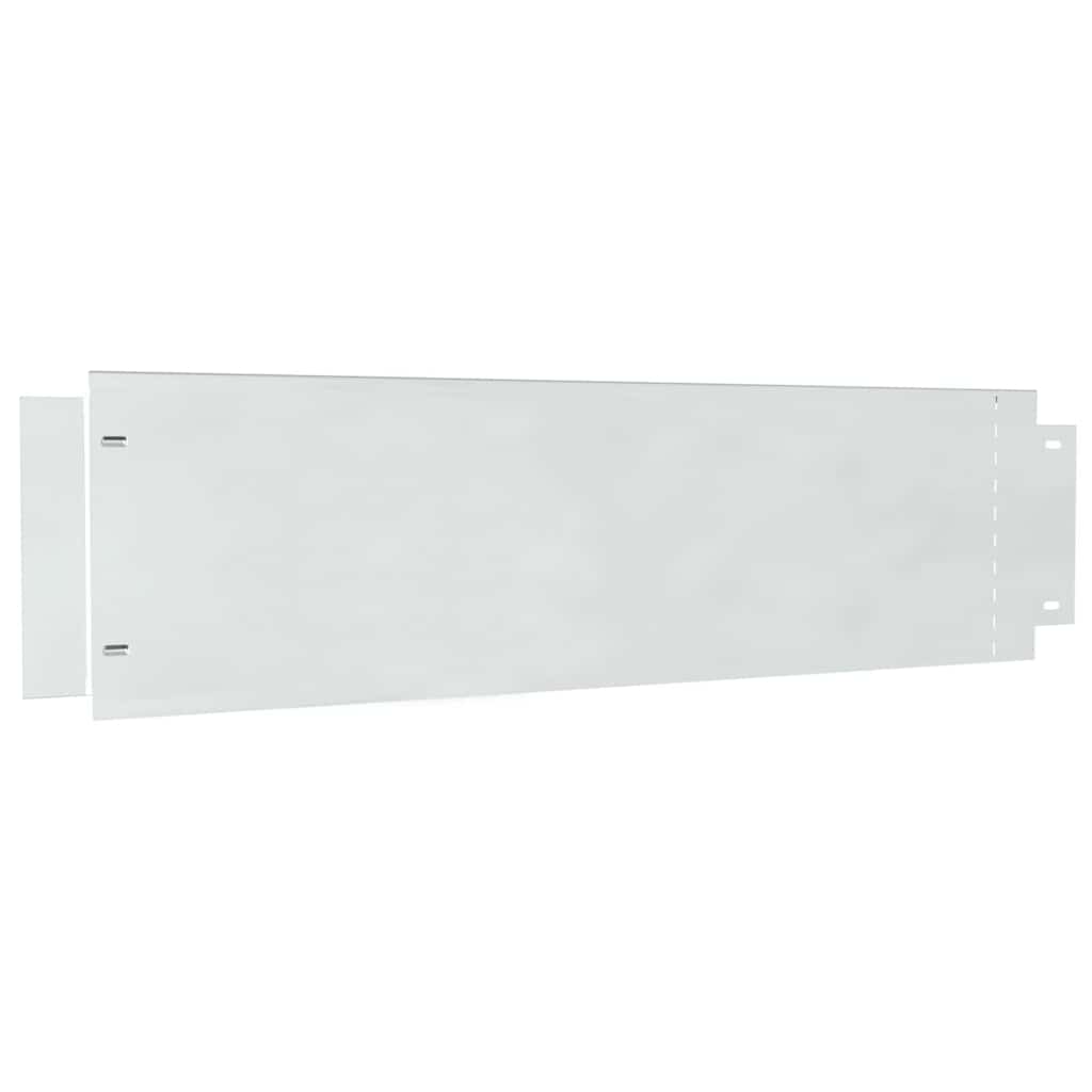 Bordature per Giardino 5 pz 25x100 cm Flessibili in Acciaio Zincato 42008614