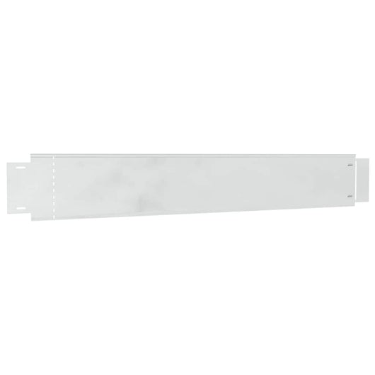 Bordature da giardino  - 10 pezzi 14x100 cm in acciaio zincato flessibile 42008615