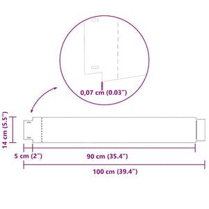 Bordature da giardino  - 10 pezzi 14x100 cm in acciaio zincato flessibile 42008615