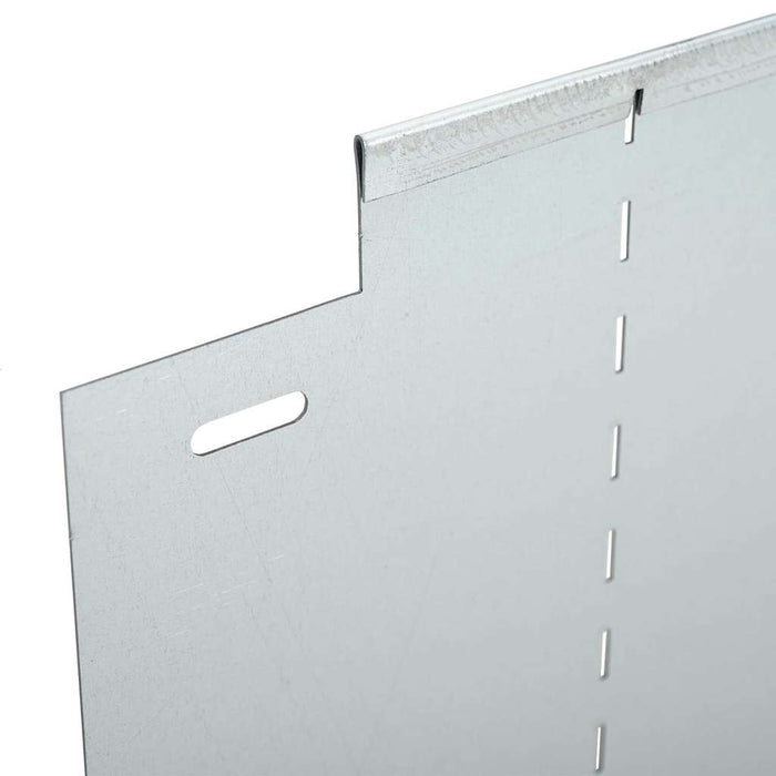 Bordura per Prato 10 pcs Grigio 20 x 100 cm Acciaio 42008616