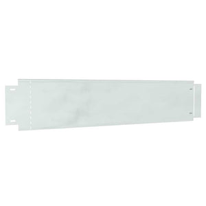 Bordura per Prato 10 pcs Grigio 20 x 100 cm Acciaio 42008616