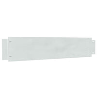 Bordura per Prato 10 pcs Grigio 20 x 100 cm Acciaio 42008616