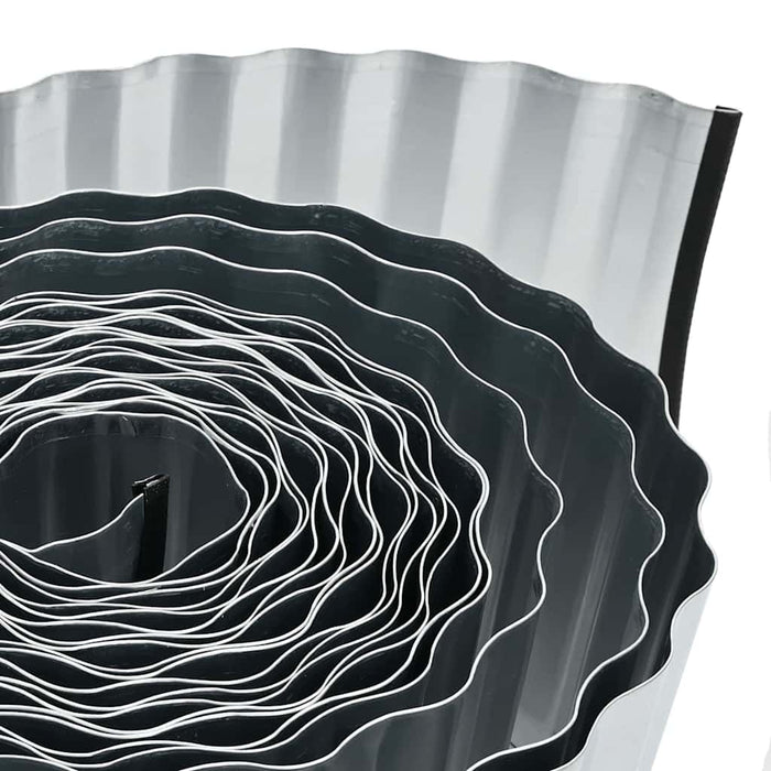 Bordura per Prato Grigio 15 x 0.03 x 1000 cm Acciaio zincato 42008621