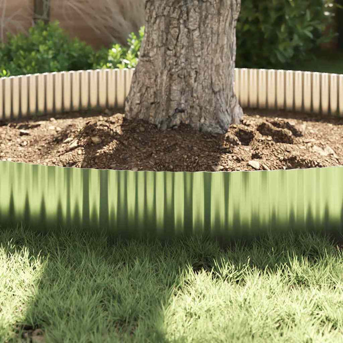 Bordura per Prato Grigio 15 x 0.03 x 1000 cm Acciaio zincato 42008623