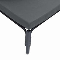 vidaXL Set Divano da Giardino 9 pcs Antracite Acciaio & Tessuto