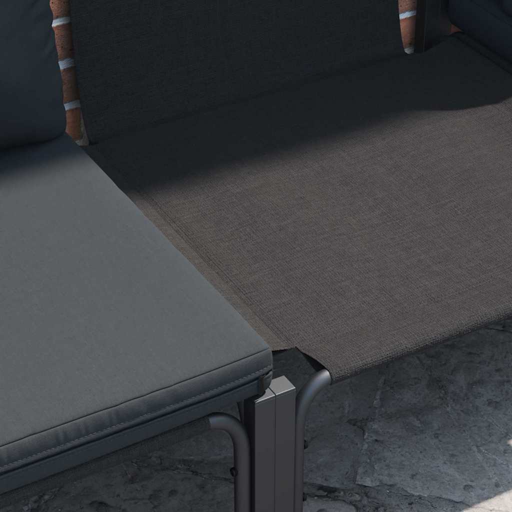 Set Divano da Giardino 7 pcs Antracite Acciaio 3378980