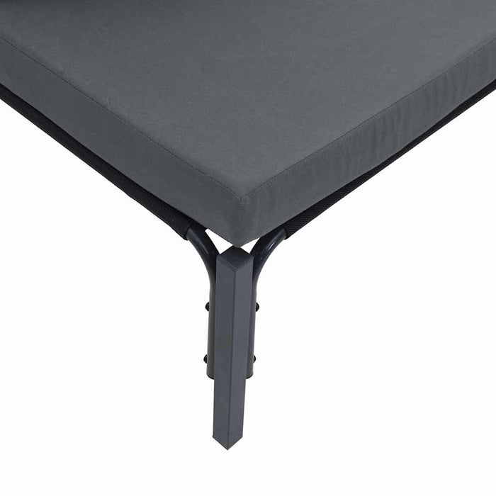 vidaXL Set Divano da Giardino 8 pcs Antracite Acciaio