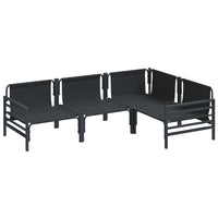 vidaXL Set Divano da Giardino 4 pcs Antracite Acciaio