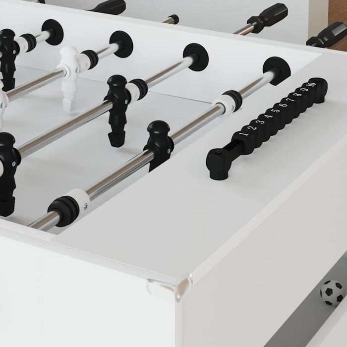 Tavolo da Calcio 2 pcs Bianco 146,5 x 74 x 85 cm 3378199
