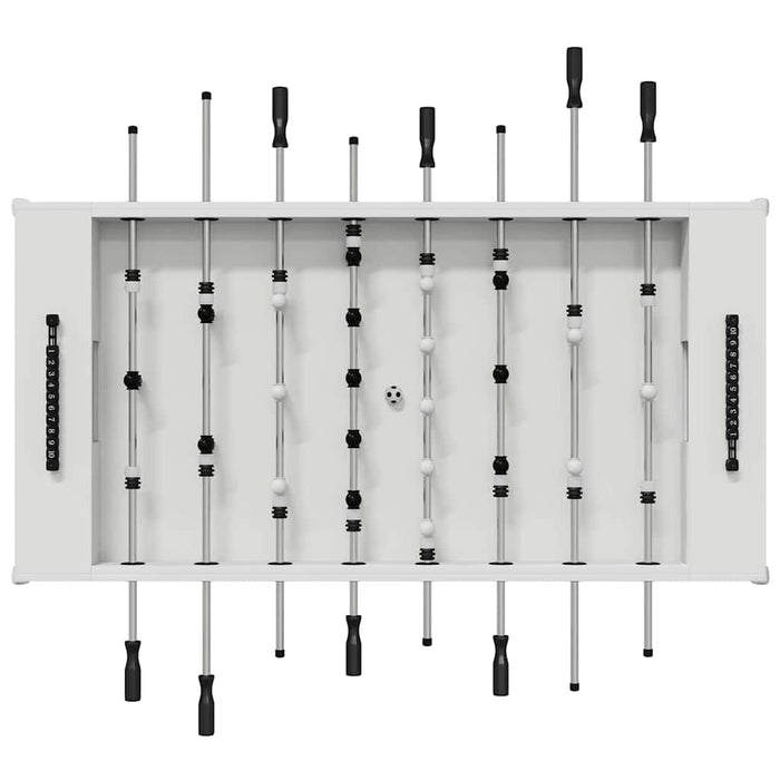 Tavolo da Calcio 2 pcs Bianco 146,5 x 74 x 85 cm 3378199