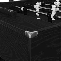 Tavolo da Calcio 2 pcs Rovere Nero 146,5 x 74 x 85 cm 3378200