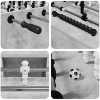 Tavolo da Calcio 2 pcs Grigio cemento 146,5 x 74 x 85 cm 3378202