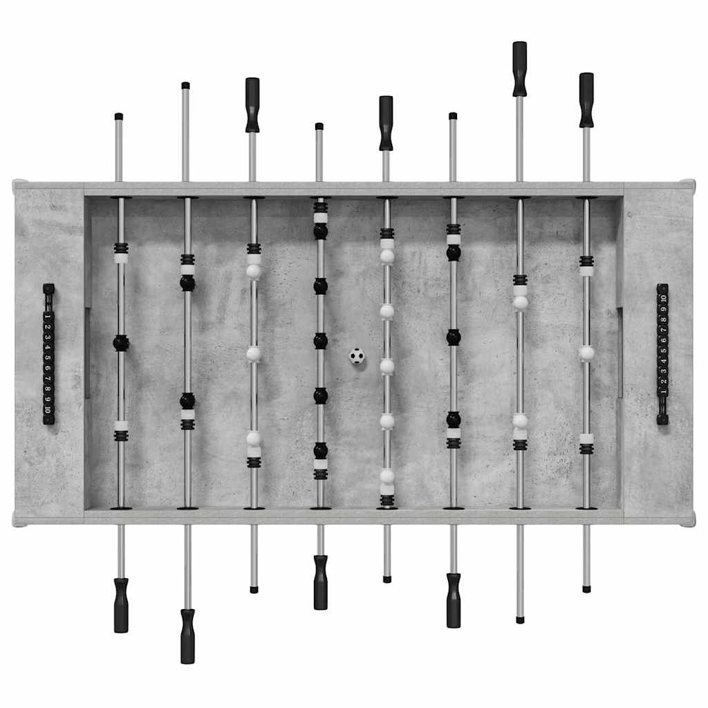 Tavolo da Calcio 2 pcs Grigio cemento 146,5 x 74 x 85 cm 3378202