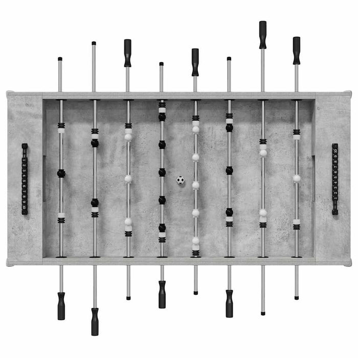 Tavolo da Calcio 2 pcs Grigio cemento 146,5 x 74 x 85 cm 3378202