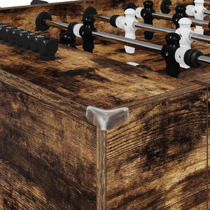 Tavolo da Calcio 2 pcs Rovere fumé 146,5 x 74 x 85 cm 3378203