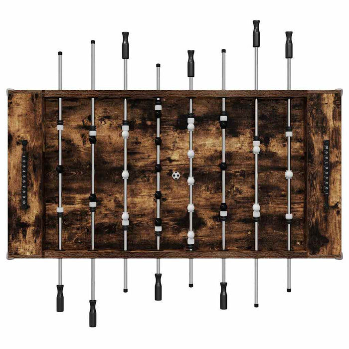 Tavolo da Calcio 2 pcs Rovere fumé 146,5 x 74 x 85 cm 3378203