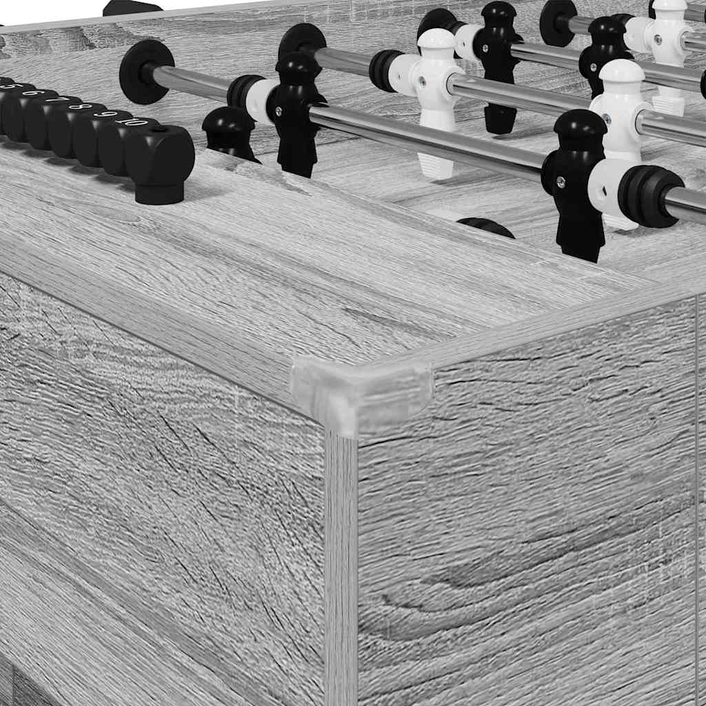 Tavolo da Calcio 2 pcs Grigio Sonoma 146,5 x 74 x 85 cm 3378204