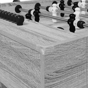 Tavolo da Calcio 2 pcs Grigio Sonoma 146,5 x 74 x 85 cm 3378204