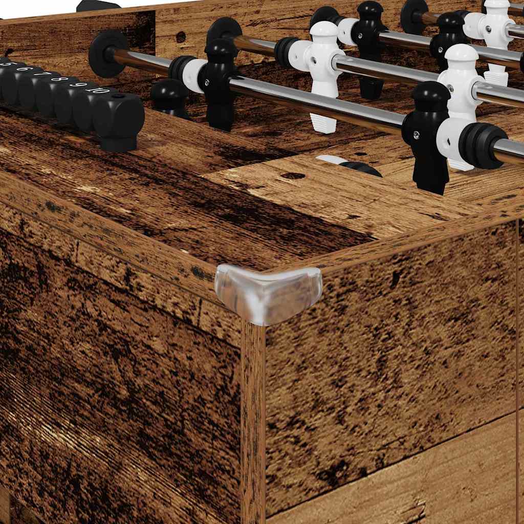 Tavolo da Calcio 2 pcs Legno vecchio 146,5 x 74 x 85 cm 3378205