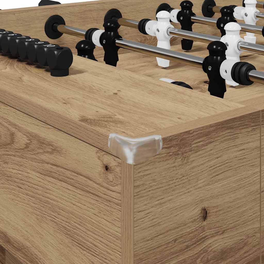 Tavolo da Calcio 2 pcs Rovere artigianale 146,5 x 74 x 85 cm 3378206