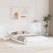 vidaXL Struttura del letto Bianco 120 x 190 cm legno