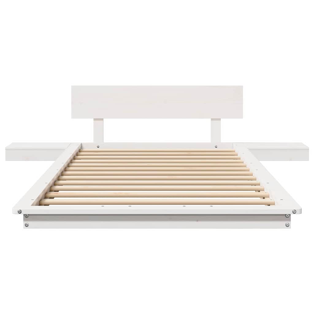 vidaXL Struttura del letto Bianco 80 x 200 cm legno