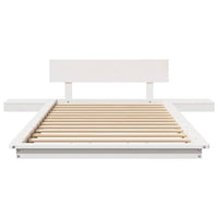 vidaXL Struttura del letto Bianco 80 x 200 cm legno