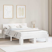vidaXL Struttura del letto Bianco 150 x 200 cm Legno di pino massello