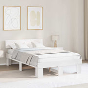 vidaXL Struttura del letto Bianco 120 x 200 cm Legno di pino massello