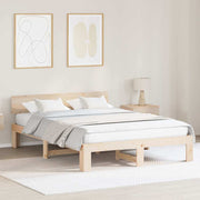 vidaXL Struttura del letto Marrone 140 x 200 cm Legno massello di pino