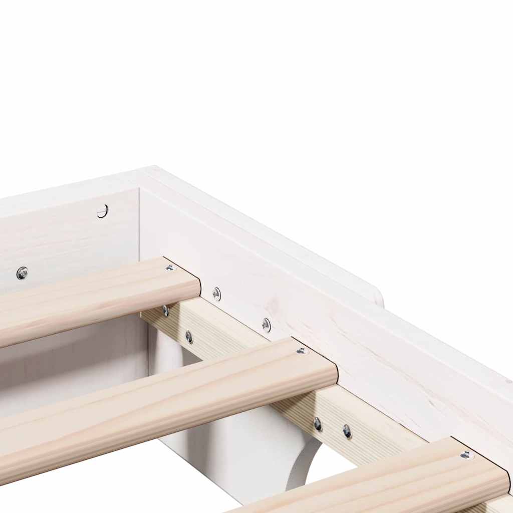 vidaXL Struttura del letto Bianco 207 x 167 x 17 cm