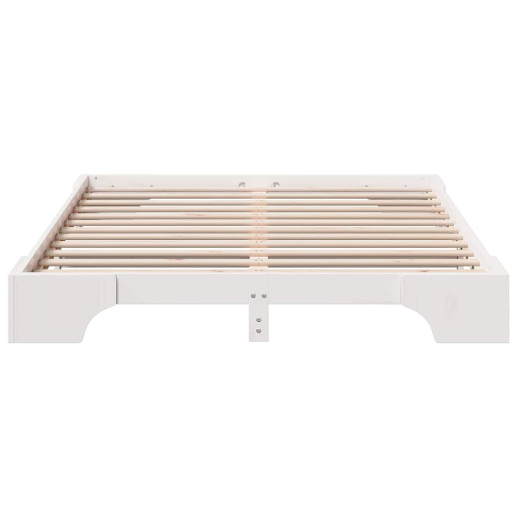 vidaXL Struttura del letto Bianco 207 x 167 x 17 cm