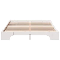 vidaXL Struttura del letto Bianco 207 x 167 x 17 cm