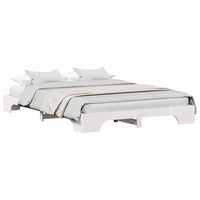 vidaXL Struttura del letto Bianco 207 x 167 x 17 cm