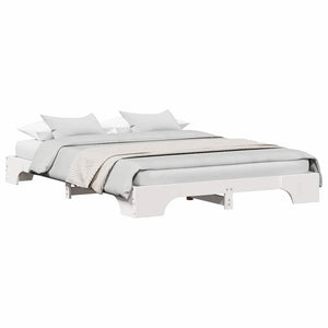 vidaXL Struttura del letto Bianco 207 x 167 x 17 cm