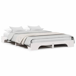 vidaXL Struttura del letto Bianco 207 x 167 x 17 cm