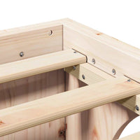 Struttura del letto Naturale 80 x 200 cm Pino massello 872965