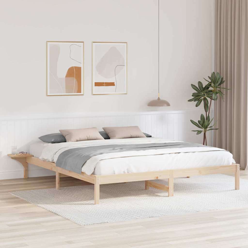 vidaXL Struttura del letto Marrone Marrone