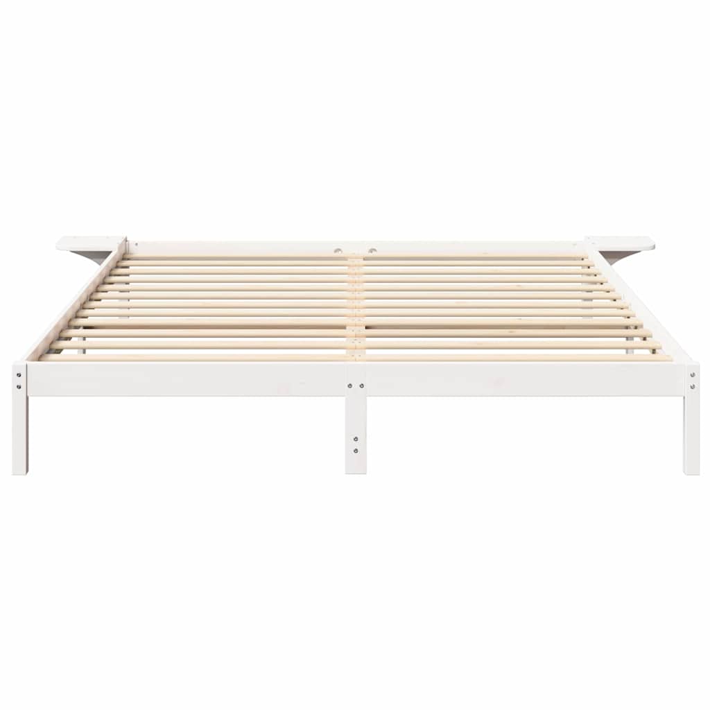 vidaXL Struttura del letto Bianco Bianco