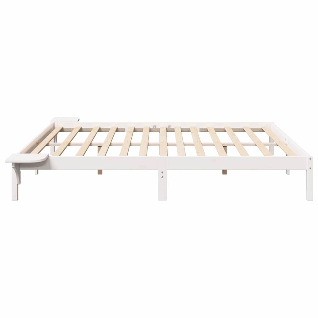 vidaXL Struttura del letto Bianco Bianco