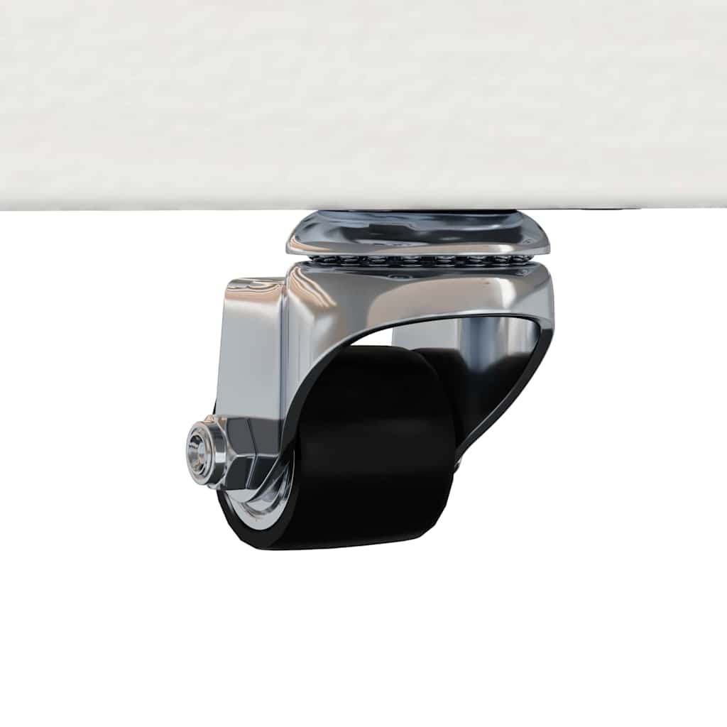 Struttura del letto Bianco 100 x 200 cm Pino massello 873419