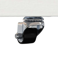 Struttura del letto Bianco 100 x 200 cm Pino massello 873419