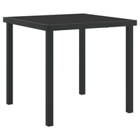 Set da Pranzo per Giardino con cuscino 3 pcs Nero polyrattan 3380064