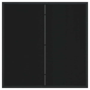 Set da pranzo da giardino, 3 pezzi in rattan d'argilla nero. 3380414