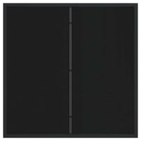 Set da Pranzo per Giardino 5 pcs Nero polyrattan 3380905