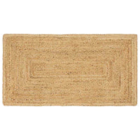 Tappeto Beige 60 x 110 cm Juta 42010383