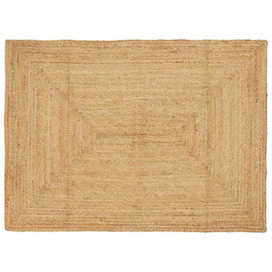 vidaXL Tappeto Beige 120 x 170 cm Juta